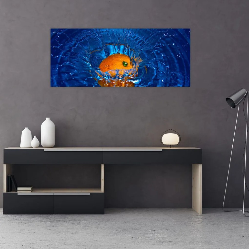 Tablou - portacala în apă (120x50 cm)