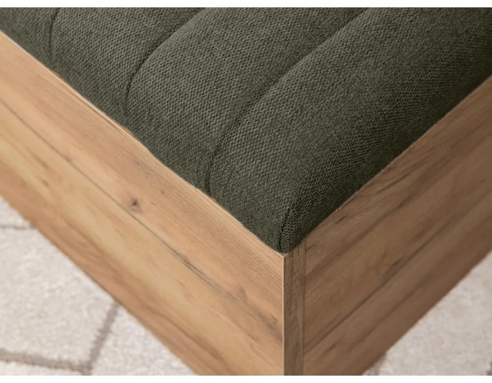 Bancă verde/în culoare naturală Oceane – Bobochic Paris