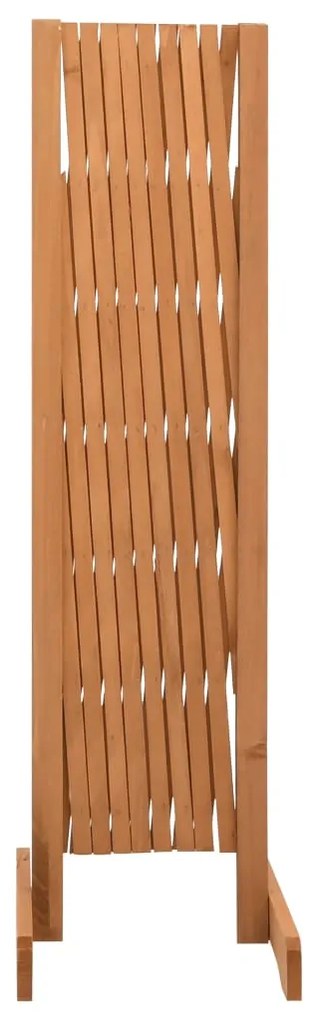 Gard cu zabrele de gradina, portocaliu, 180x100 cm, lemn brad