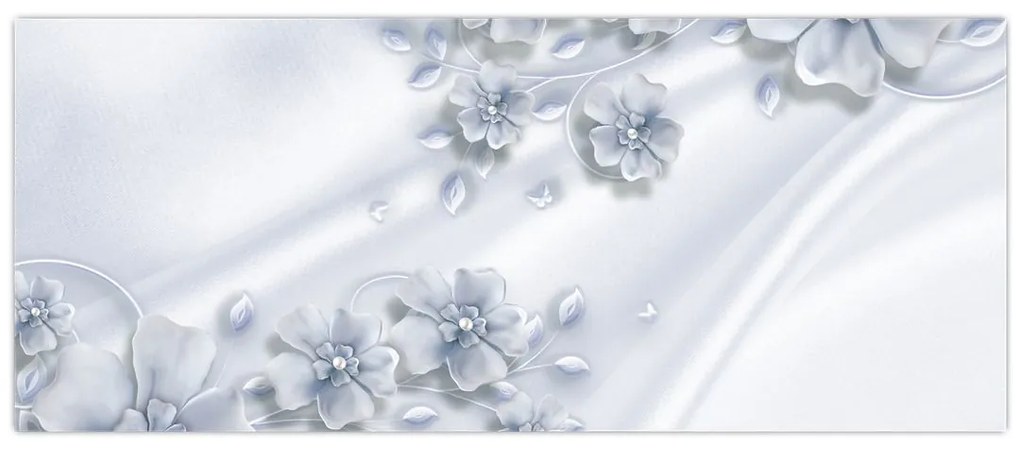 Tablou - Design flori (120x50 cm)
