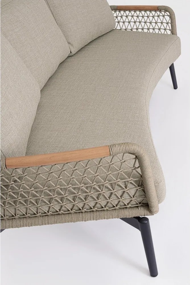 Canapea de grădină maro deschis din lemn de acacia Eulero – Bizzotto