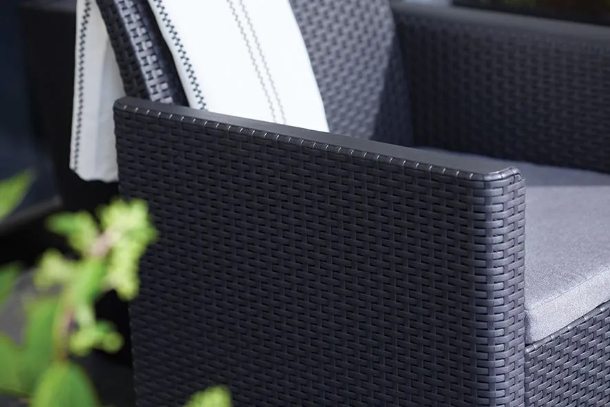 KETER fotoliu Claire, 2 buc grafit