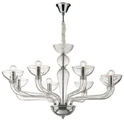 Candelabru 8 brate LUX diam. 92cm CASANOVA SP8 044255 transparent IDL