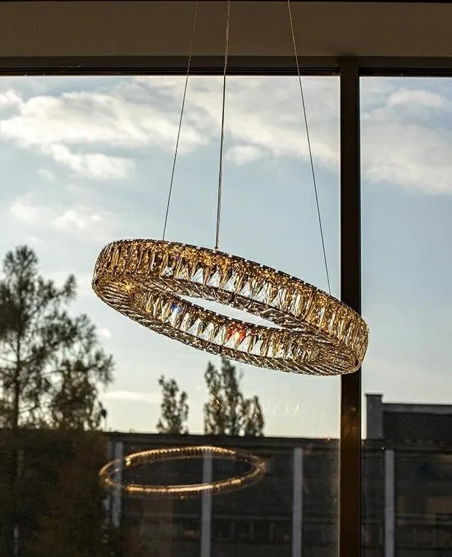 Lustra suspendata LED Florens 60 auriu
