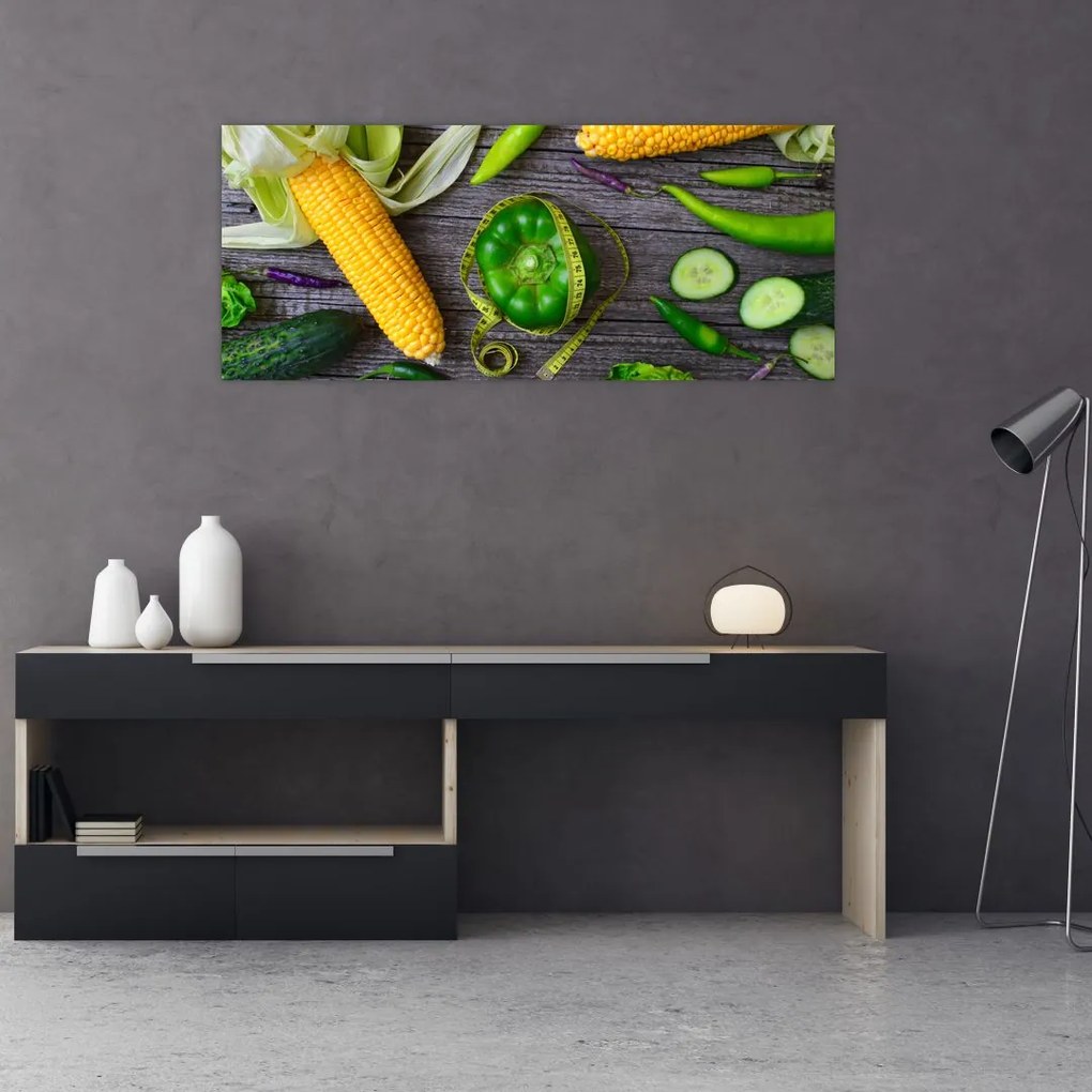 Tablou cu legume (120x50 cm), în 40 de alte dimensiuni noi