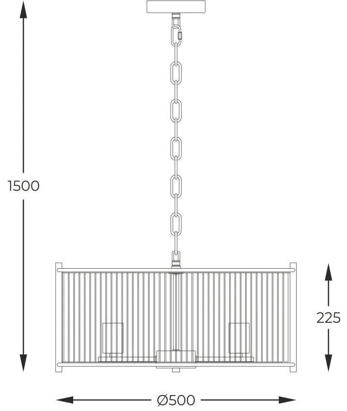 Lustra suspendata eleganta design modern MARMO