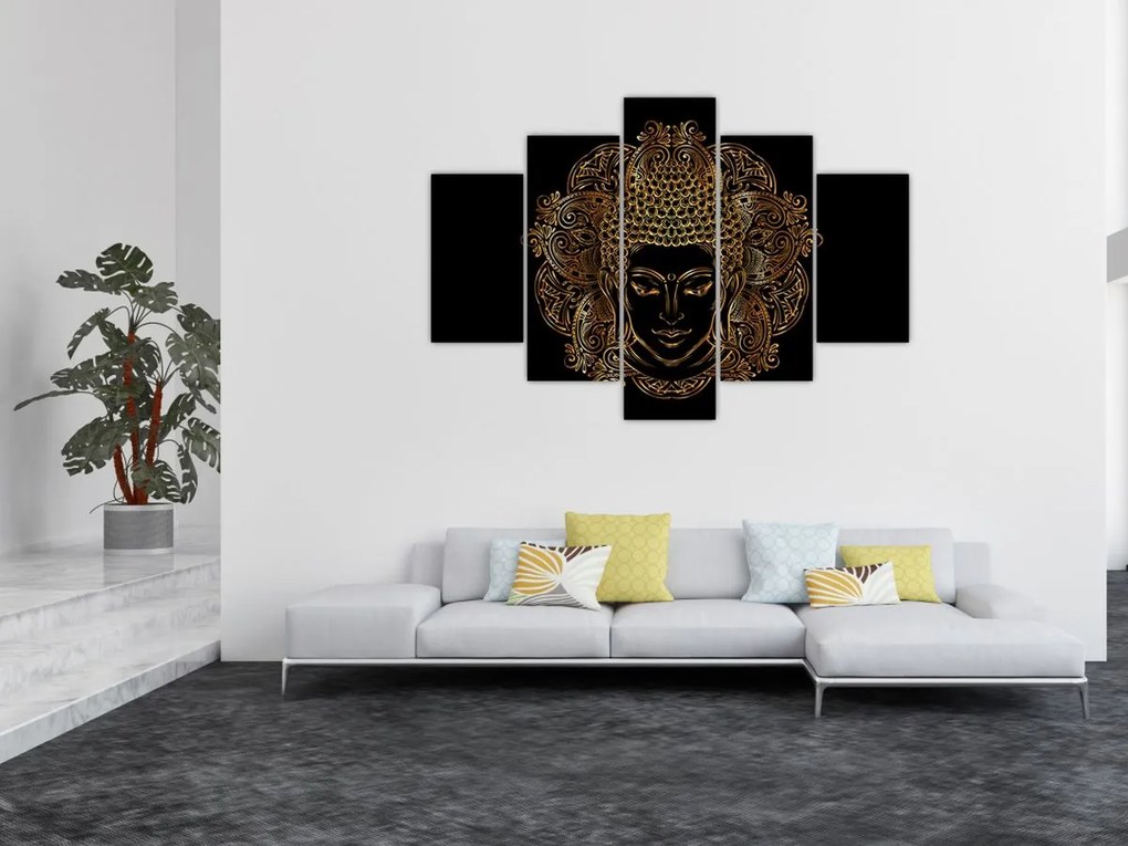 Tablou - Buddha auriu (150x105 cm)