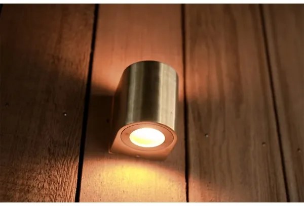 Nordlux - Aplica de perete CANTO pentru exterior, 2x LED, 6W, 230V, IP44, alamă