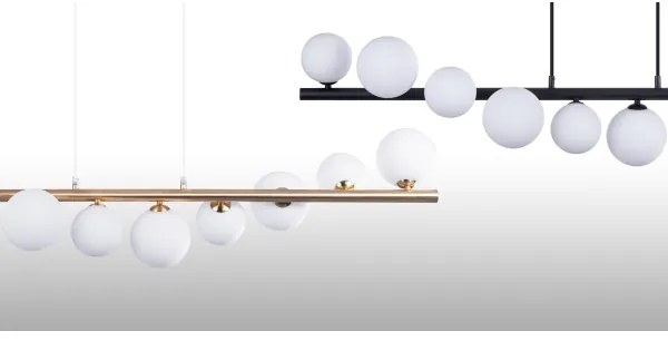 Azzardo AZ4409 - Candelabru pe cablu SYBILLA 7xG9/25W/230V auriu