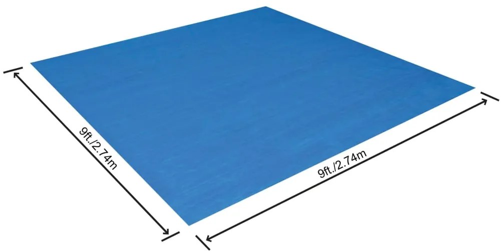 Bestway Panza de sol pentru piscina Flowclear, 274x274 cm