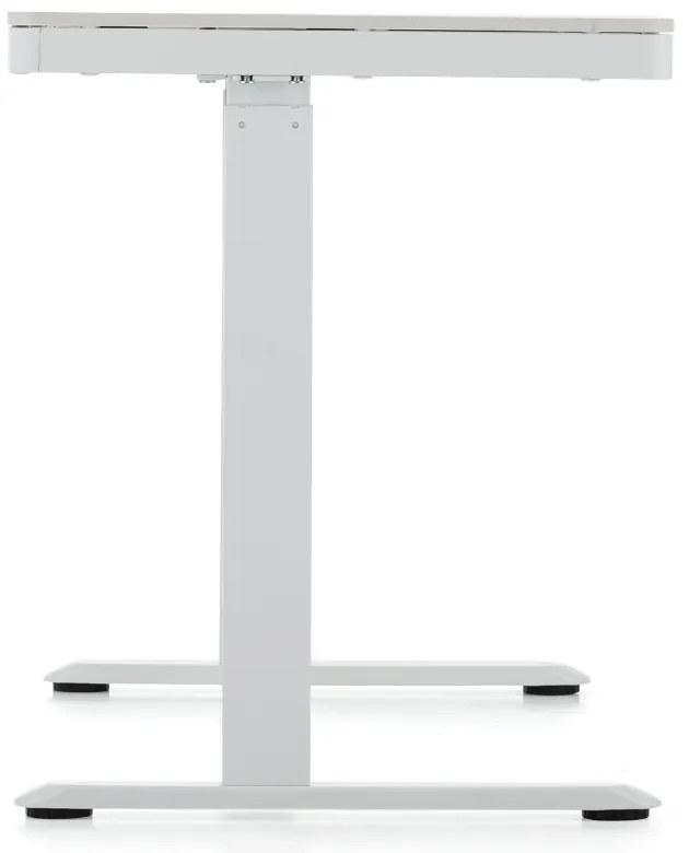 Birou OfficeTech 2 reglabil pe inaltime, 120 x 60 cm, alb