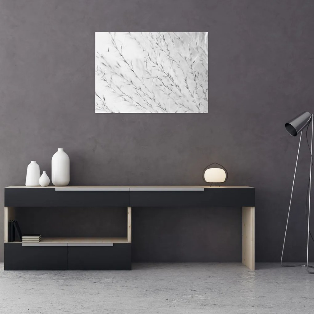 Tablou pe sticlă - Iarbă de pampas N⁰2 (70x50 cm)