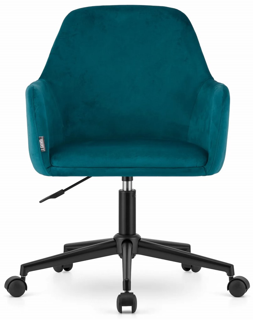 Scaun de birou Culoare turcoaz, NARNI VELVET