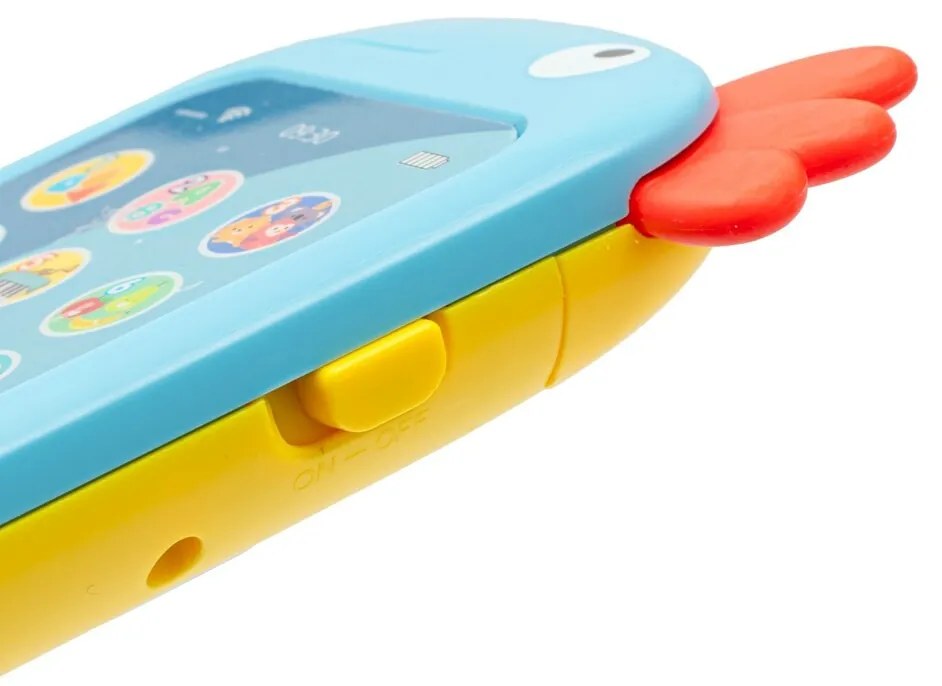 Baby Mix Baby phone Papagal albastru , 8 x 14 x 2cm
