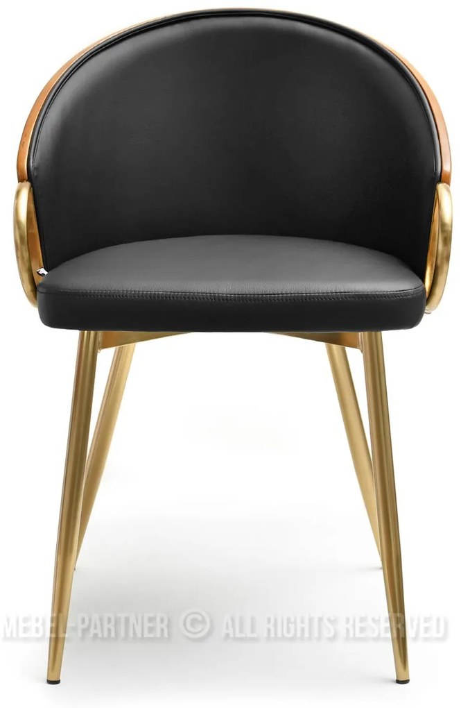 Scaun Elviria K (nuc închis + auriu). Promo -28%. 1111041