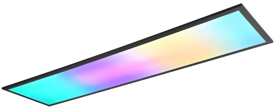 Plafonieră neagră LED 29.5x119.5 cm Beta – Reality