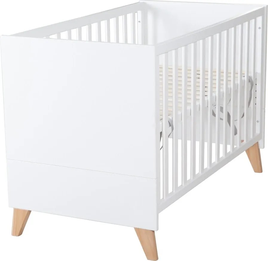 Pătuț alb 60x120 cm Léon – Roba