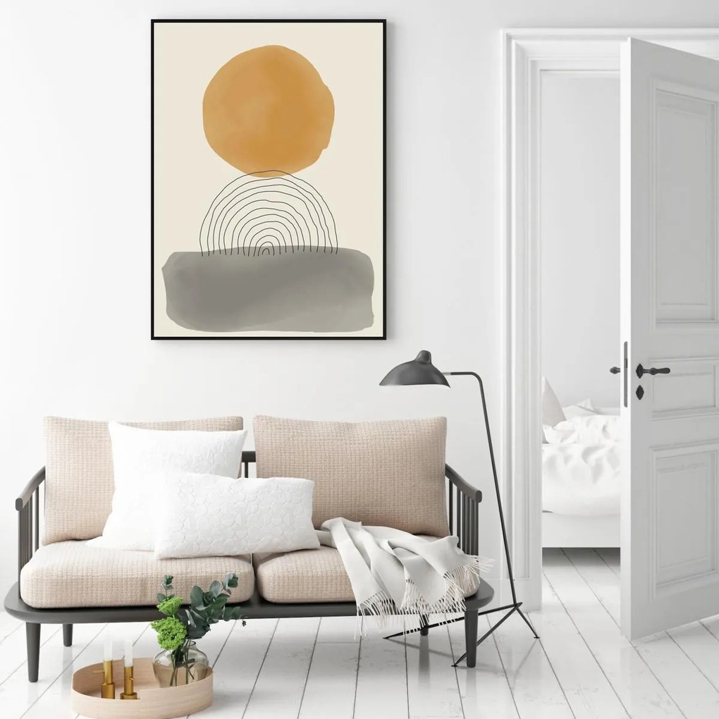 Poster - Abstracție pictată (A4)