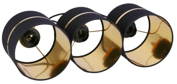 Lustră pe cablu ASSAM 3xE27/60W/230V negru