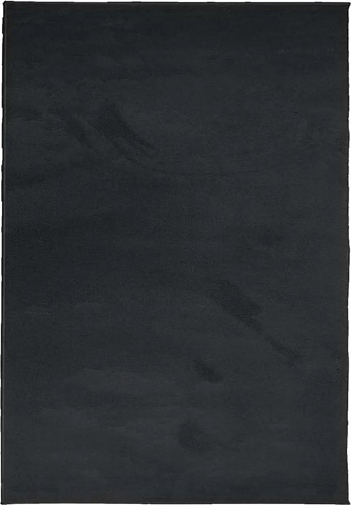 vidaXL Covor „OVIEDO”, fire scurte, negru, 160x230 cm
