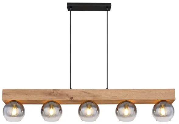 Lustră pe cablu MOITAS 5xE27/40W/230V Globo 15656-5H