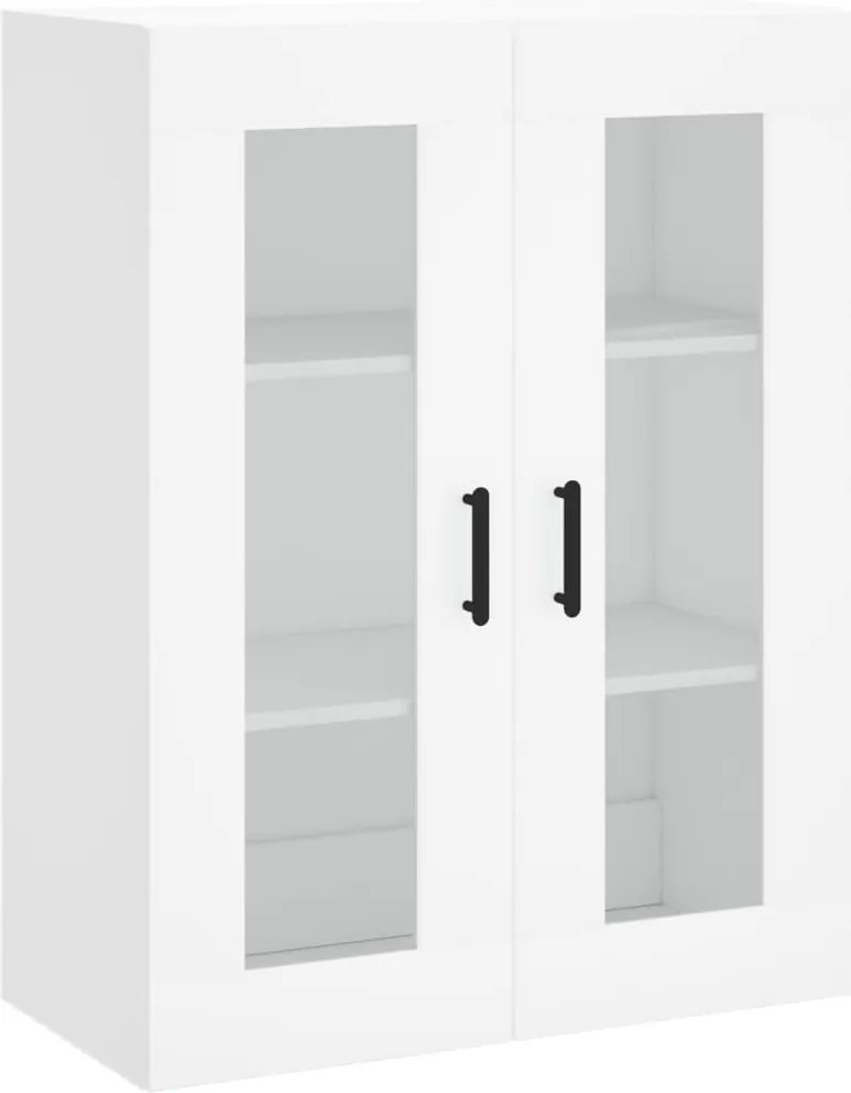vidaXL Dulap cu montaj pe perete, alb, 69,5x34x90 cm