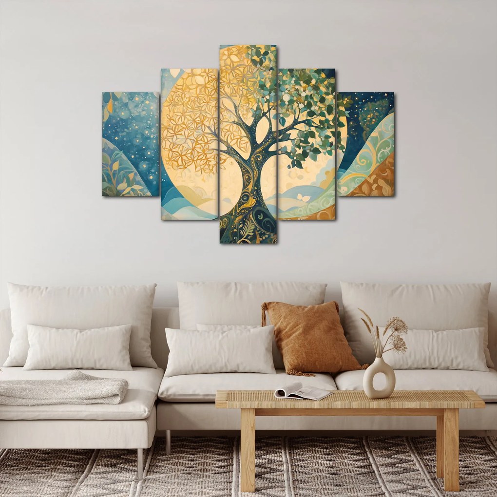 Tablou – Arborele vieții în lună (150x105 cm)