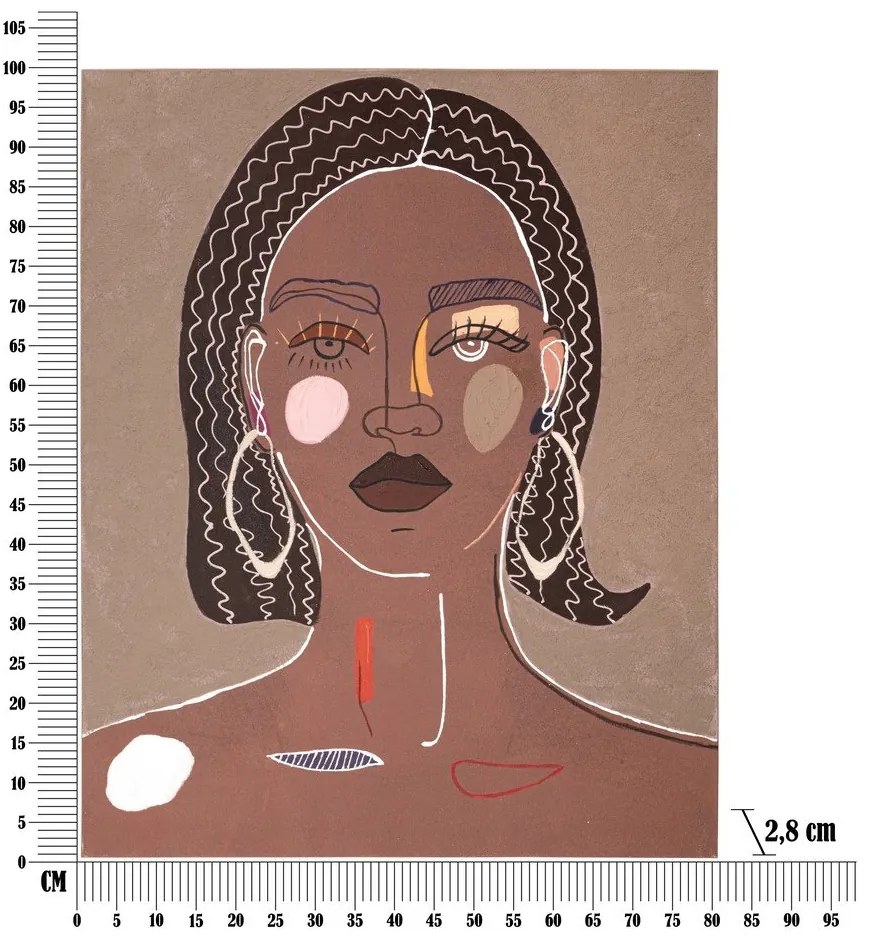 Tablou 80x100 cm Tribal – Mauro Ferretti