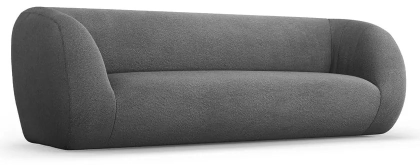 Canapea gri cu tapițerie din stofă bouclé 230 cm Essen – Cosmopolitan Design