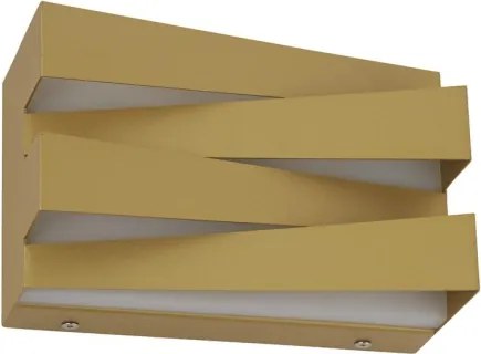 Searchlight 86410GO - Aplică de perete SECTION LED/18W/230V, aurie