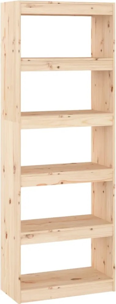vidaXL Bibliotecă/Separator cameră, 60x30x167,5 cm, lemn masiv pin