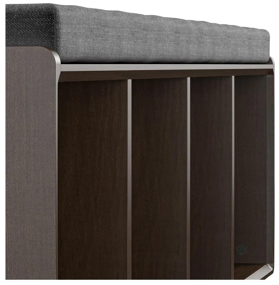 Pantofar maro cu bancă Novogratz Brittany