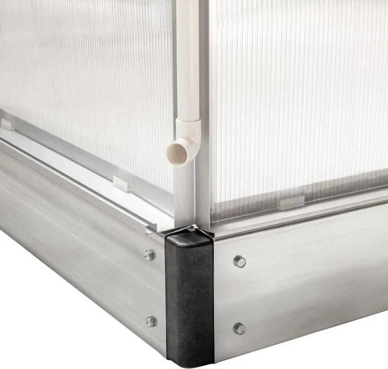 Seră din policarbonat 250 x 550 x 124/205 cm