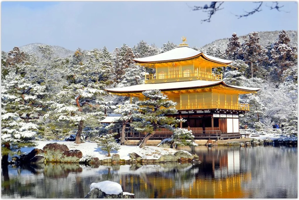 Tablou - Kinkakuji, Japonia (90x60 cm)