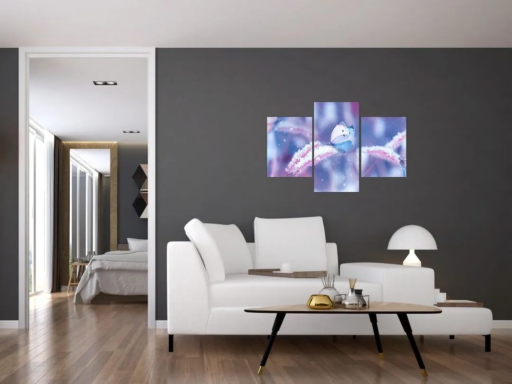 Tablou - Fluturi iarna (90x60 cm)
