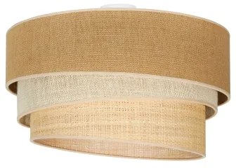 Plafonieră Duolla YUTE TRIO 3xE27/15W/230V d. 60 cm maro/gri/bej