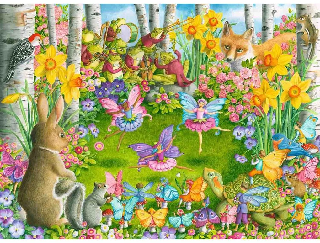 PUZZLE ZANELE BALERINE, 100 PIESE - RAVENSBURGER (RVSPC13368)
