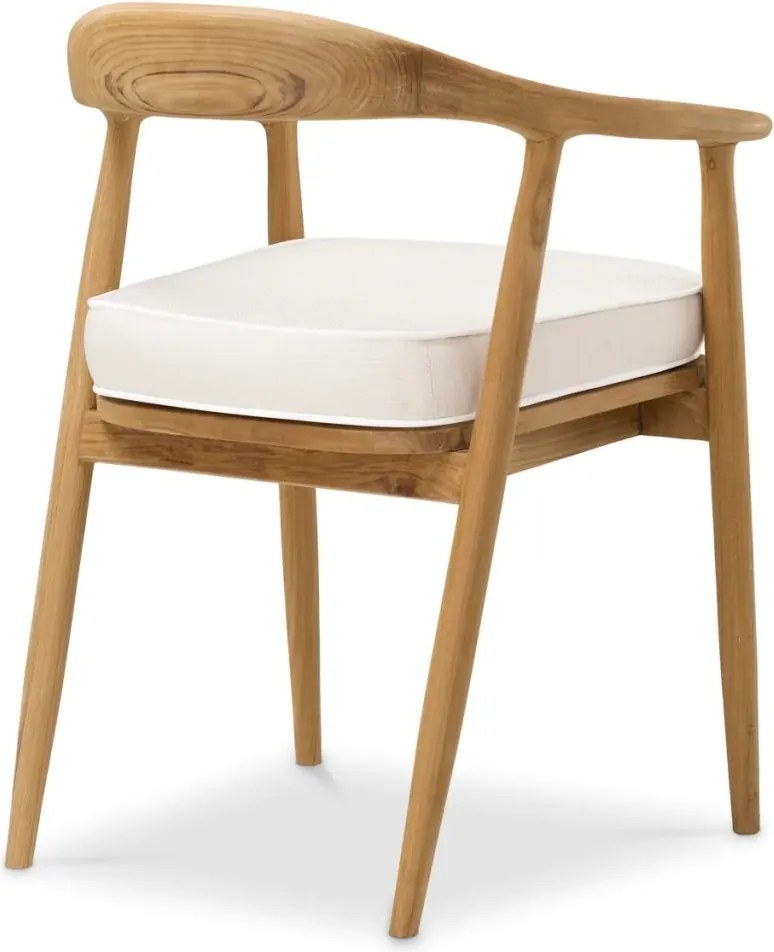 Scaun elegant design LUX Beale natur/ off-white