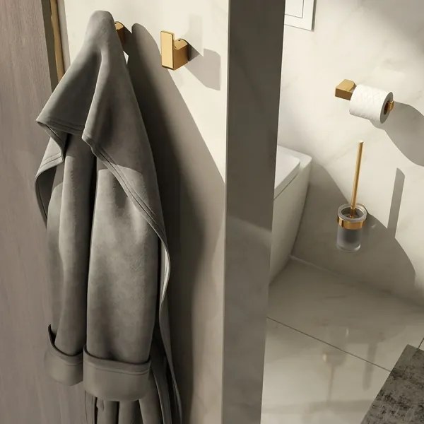 Gedy - Suport pentru hârtie igienică PIRENEI auriu