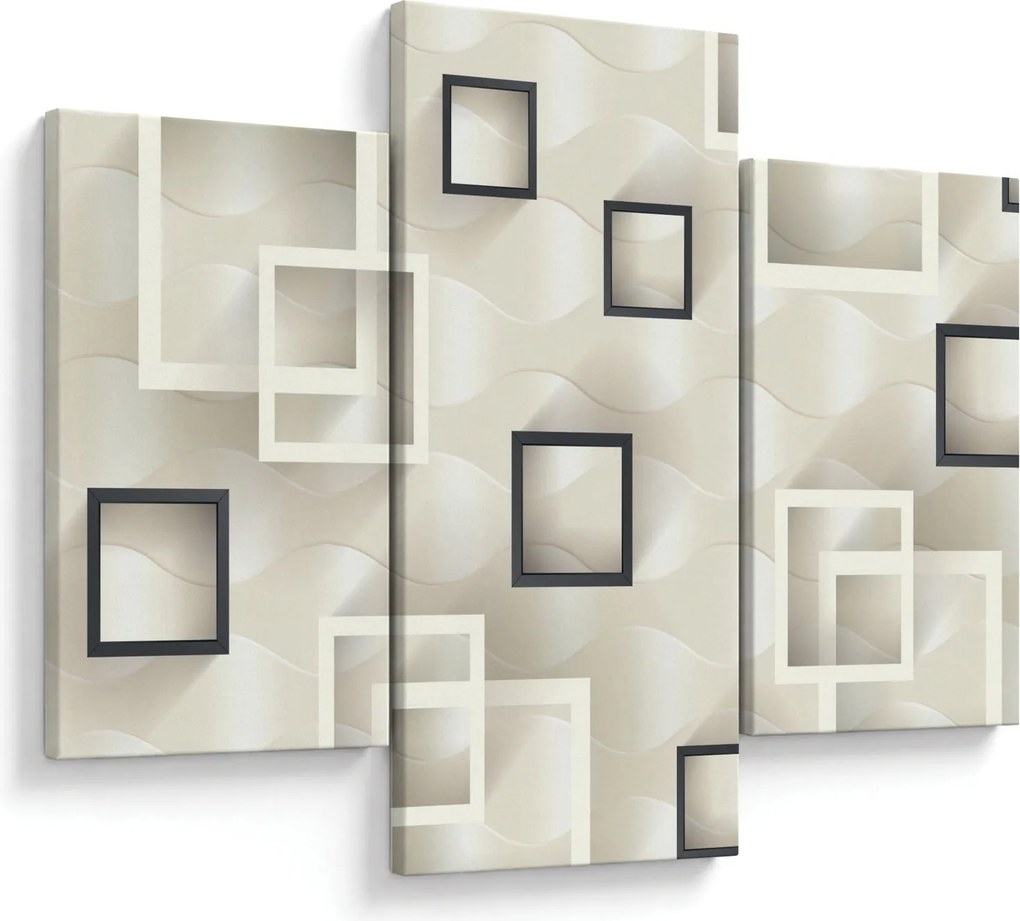 Tablou geometric abstract (90x60 cm)