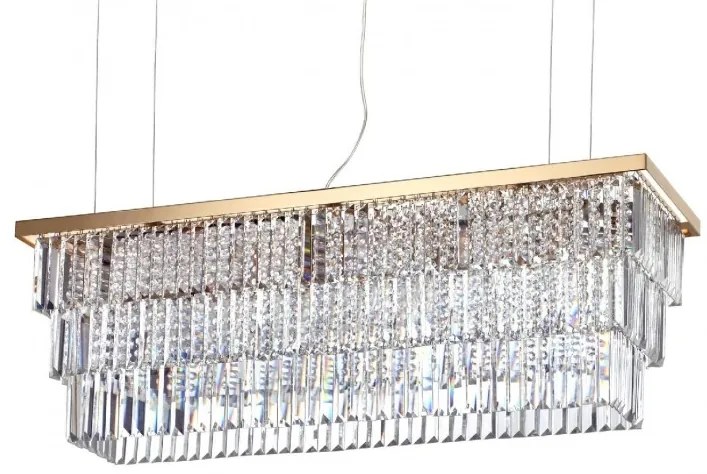 Lustra suspendata moderna design elegant MARTINEZ SP8 ORO