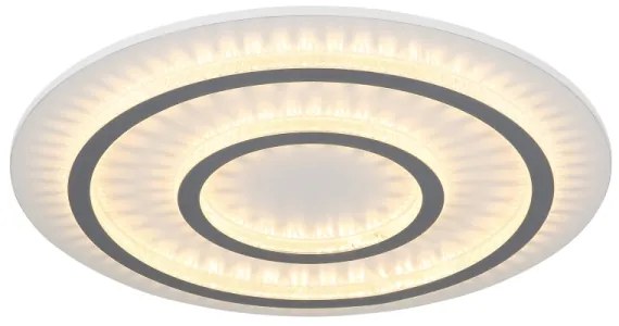 Globo JAYDEN 48042-60W - Plafonieră LED dimerizabilă 60W/230V, Ø 55 cm, albă + telecomandă