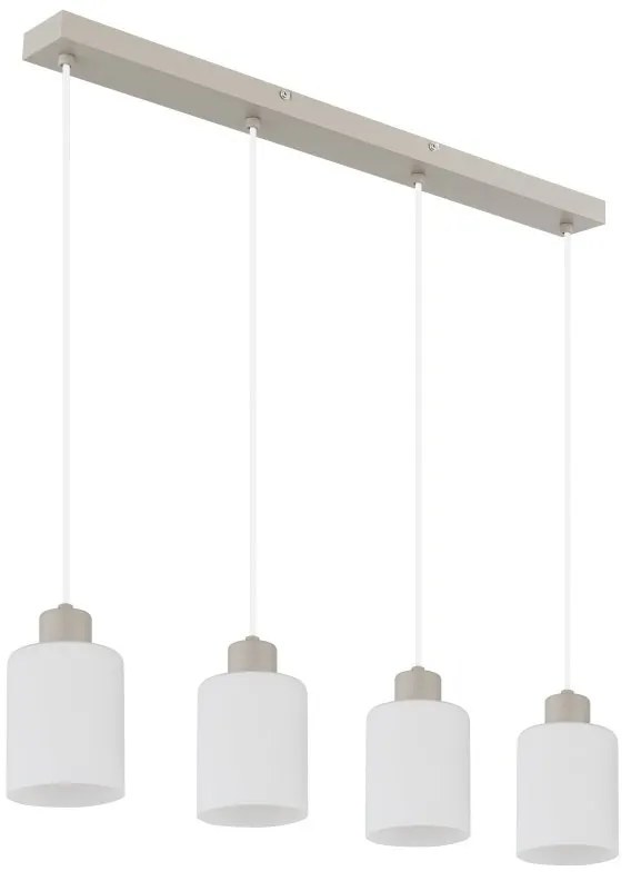 Lustra cu 4 pendule din sticla TRENT