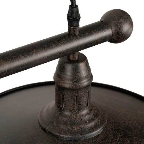 BRILAGI - Lustră suspendată pe cablu FORGE 2xE27/60W/230V maro