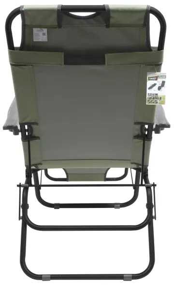 Scaun ajustabil pliabil verde/negru