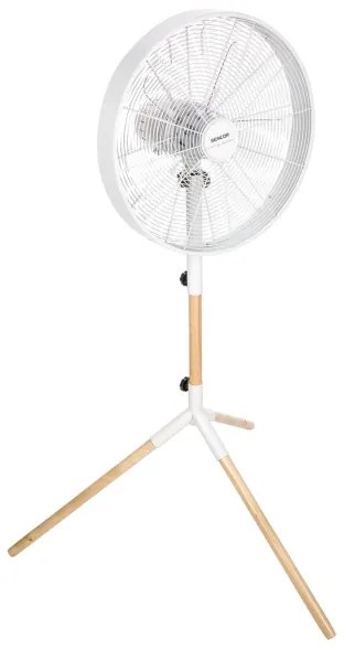 Ventilator cu suport Sencor 50W/230V alb/fag