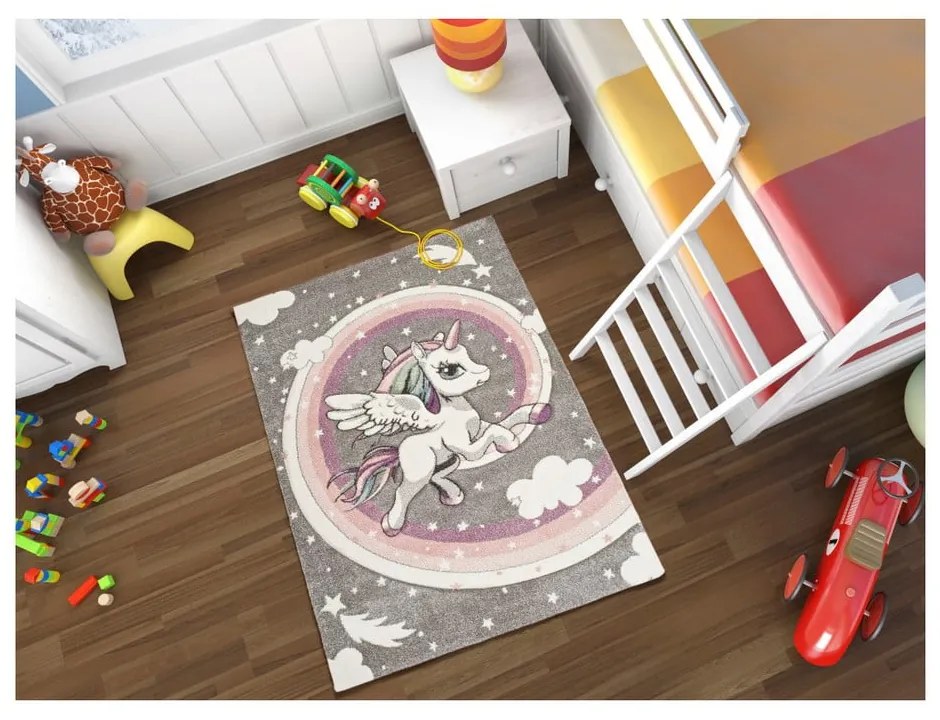 Covor pentru copii Universal Kinder Unicorn, 120 x 170 cm