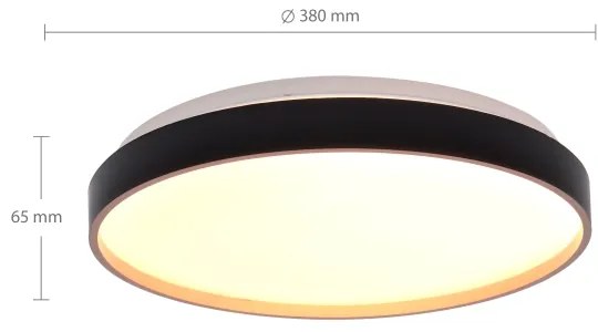 Plafonieră LED dimabilă Brilagi CALA LED/48W/230V 3000-6500K + telecomandă