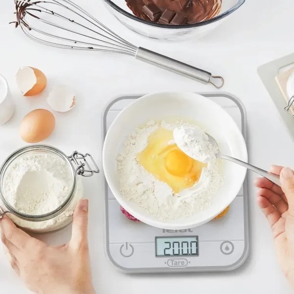 Cântar de bucătărie Tefal OPTISS 2xAAA colorat