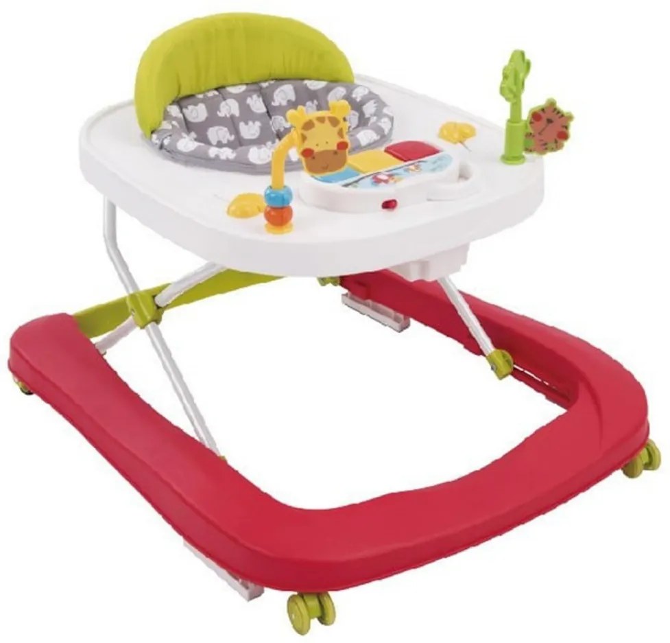 Premergator Premium 2 in 1 NOVOKIDS™ Little Giraffe Walker, Reglabil in 3 trepte de inaltime, Transformabil in antemergator, Roti silentioase, Cu